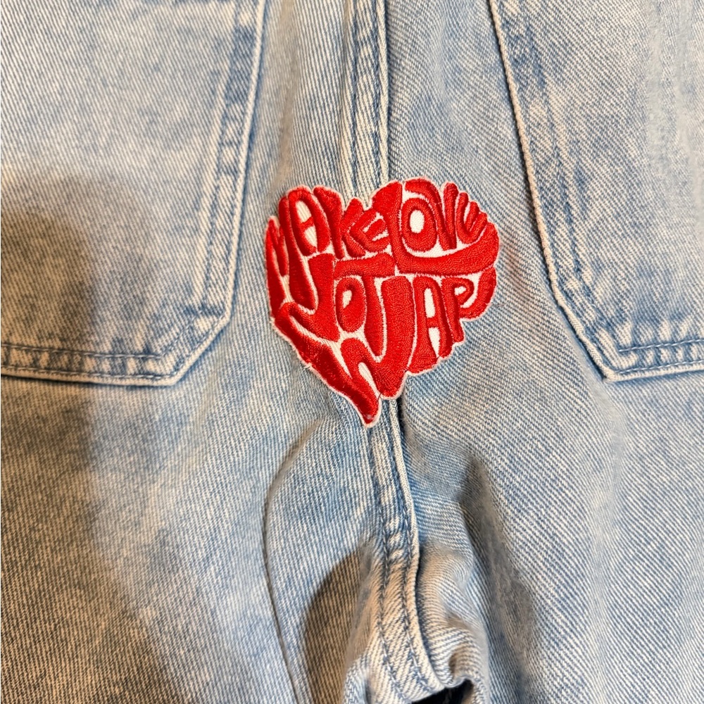 Patchwork Flare Jeans - image 4